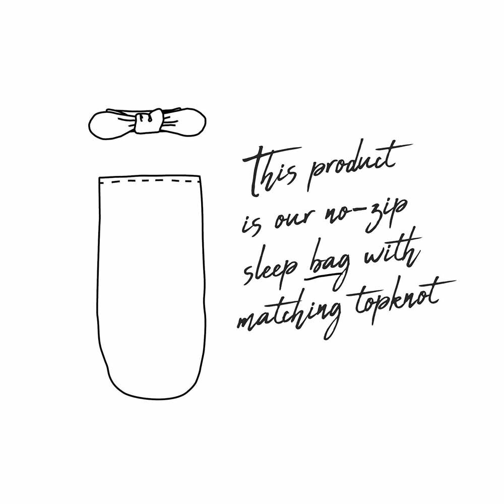 Australiana Organic Snuggle Swaddle & Topknot Set