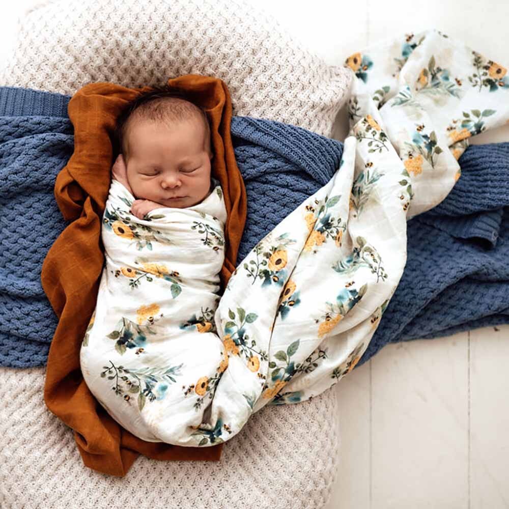 Garden Bee Organic Muslin Wrap | Limited Edition