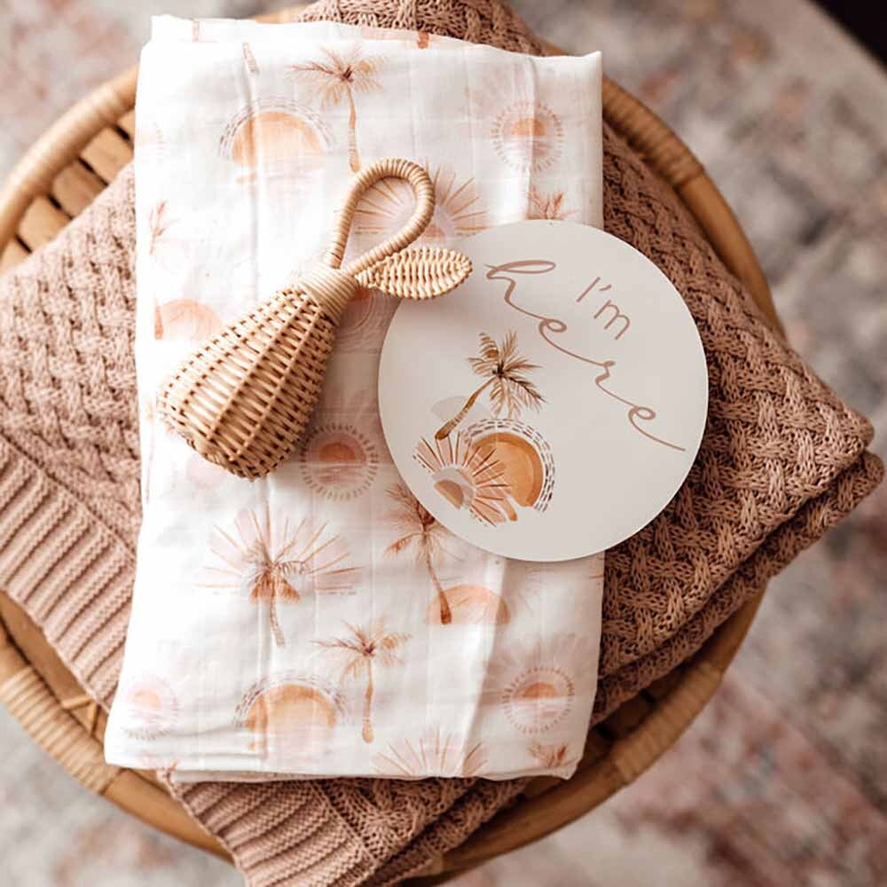 Paradise & Sunrise Reversible Milestone Cards