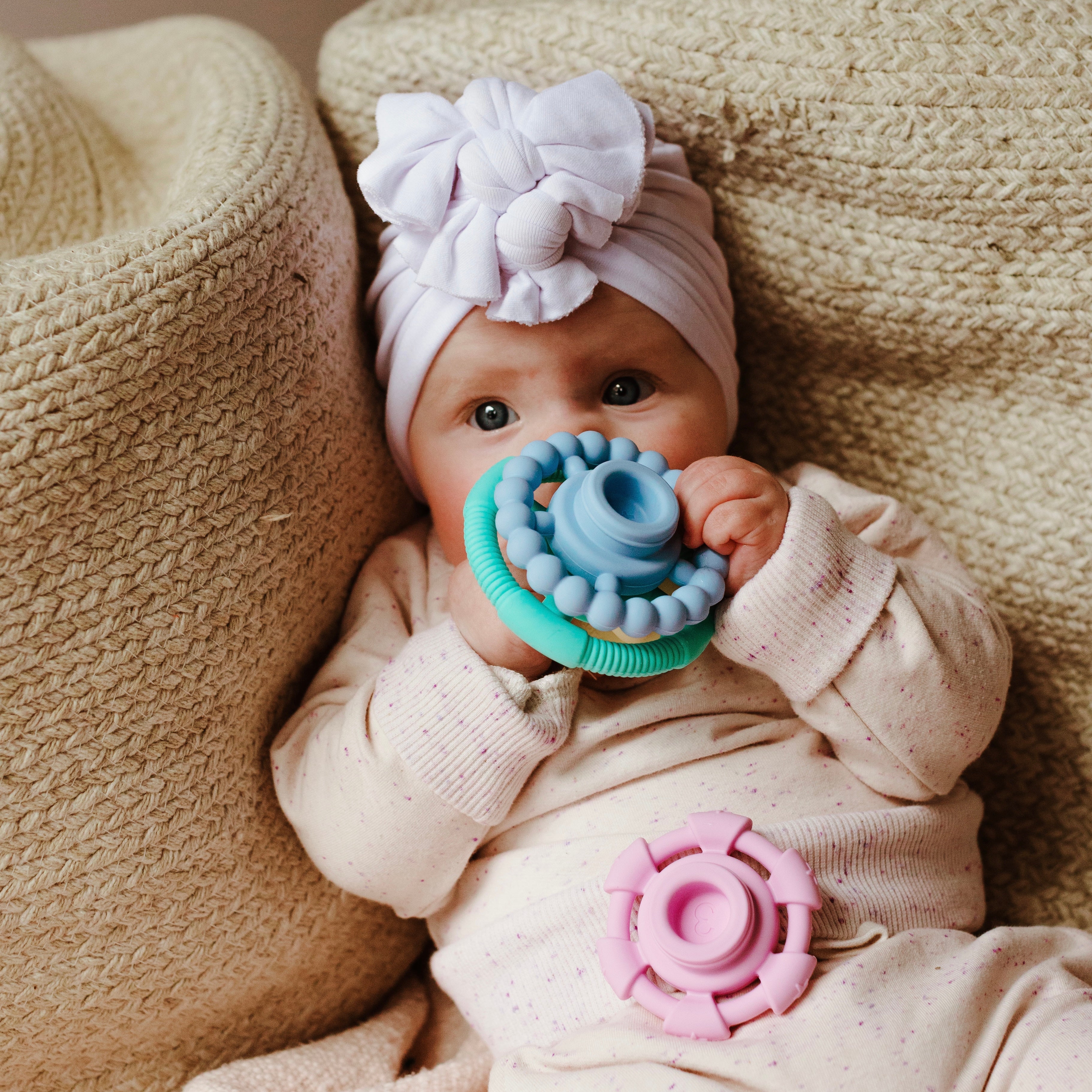 Rainbow Stacker & Teether Toy | Pastel