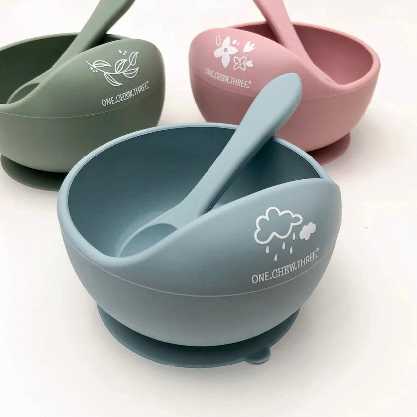 Silicon Scoop Bowl & Spoon Set