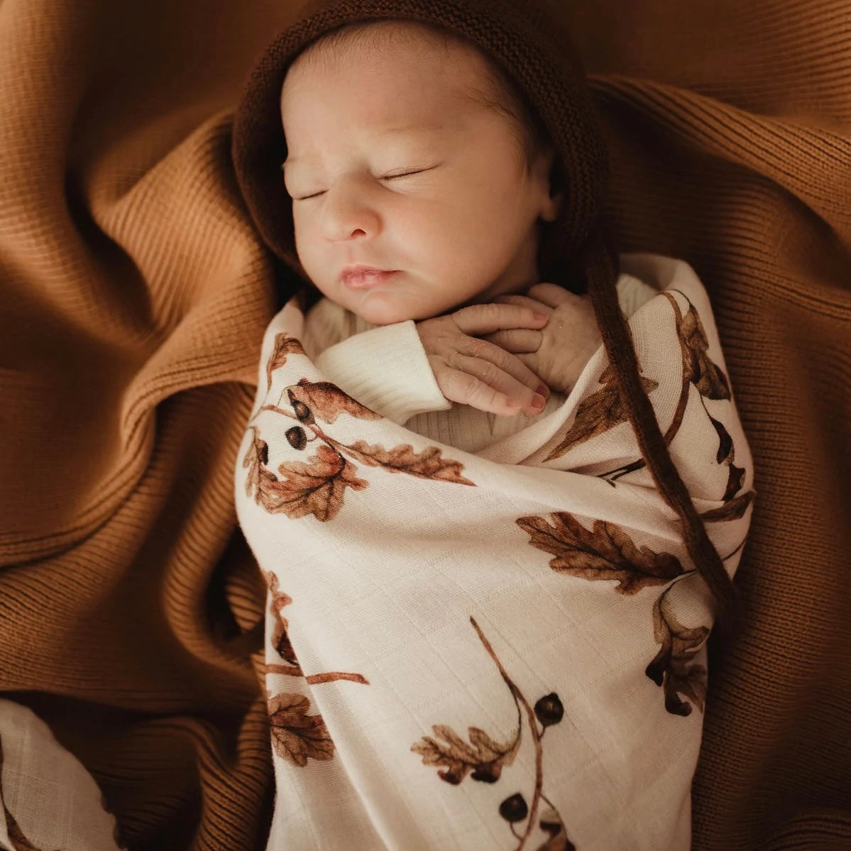 Acorn & Oak Swaddle