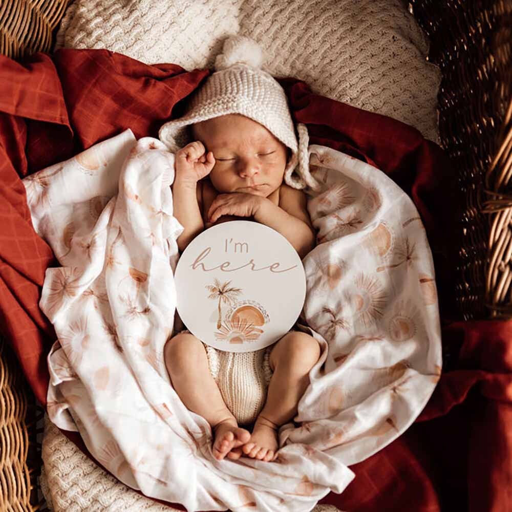 Paradise & Sunrise Reversible Milestone Cards