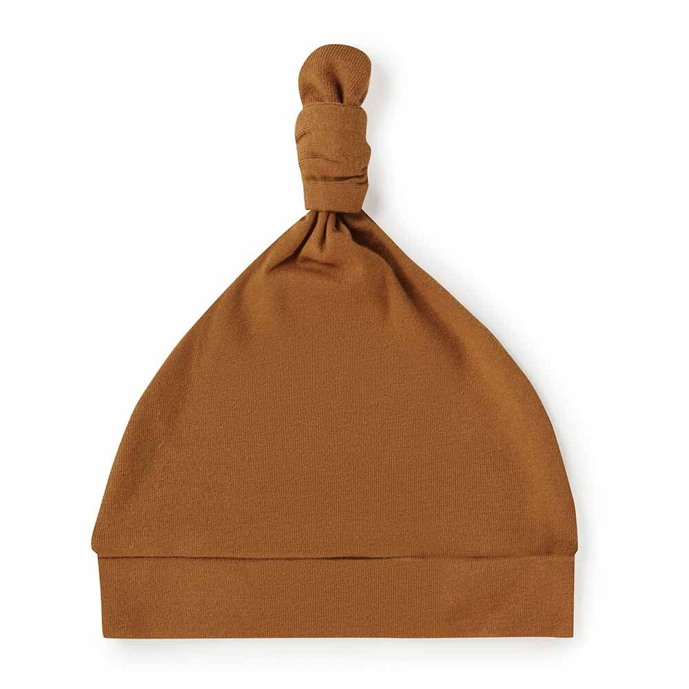 Bronze | Organic Knotted Beanie