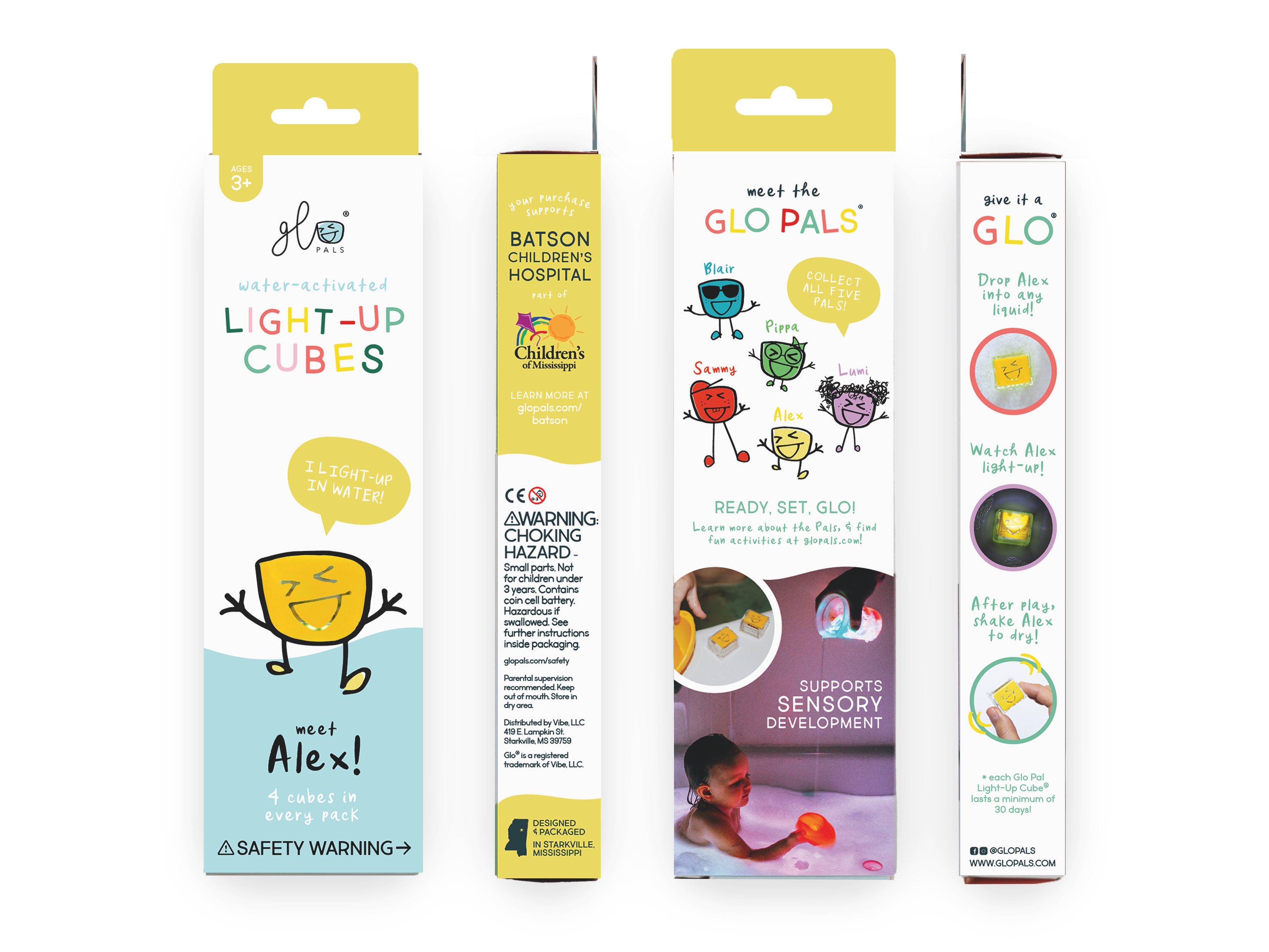 Glo Pal Cube | Alex (Yellow)