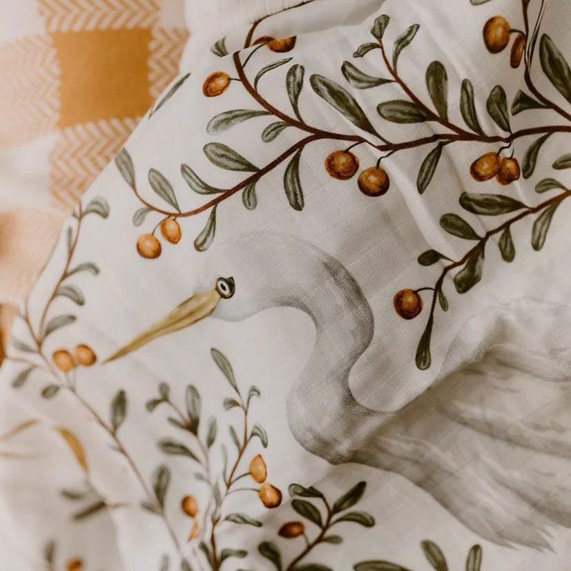 Kushiro Crane Swaddle