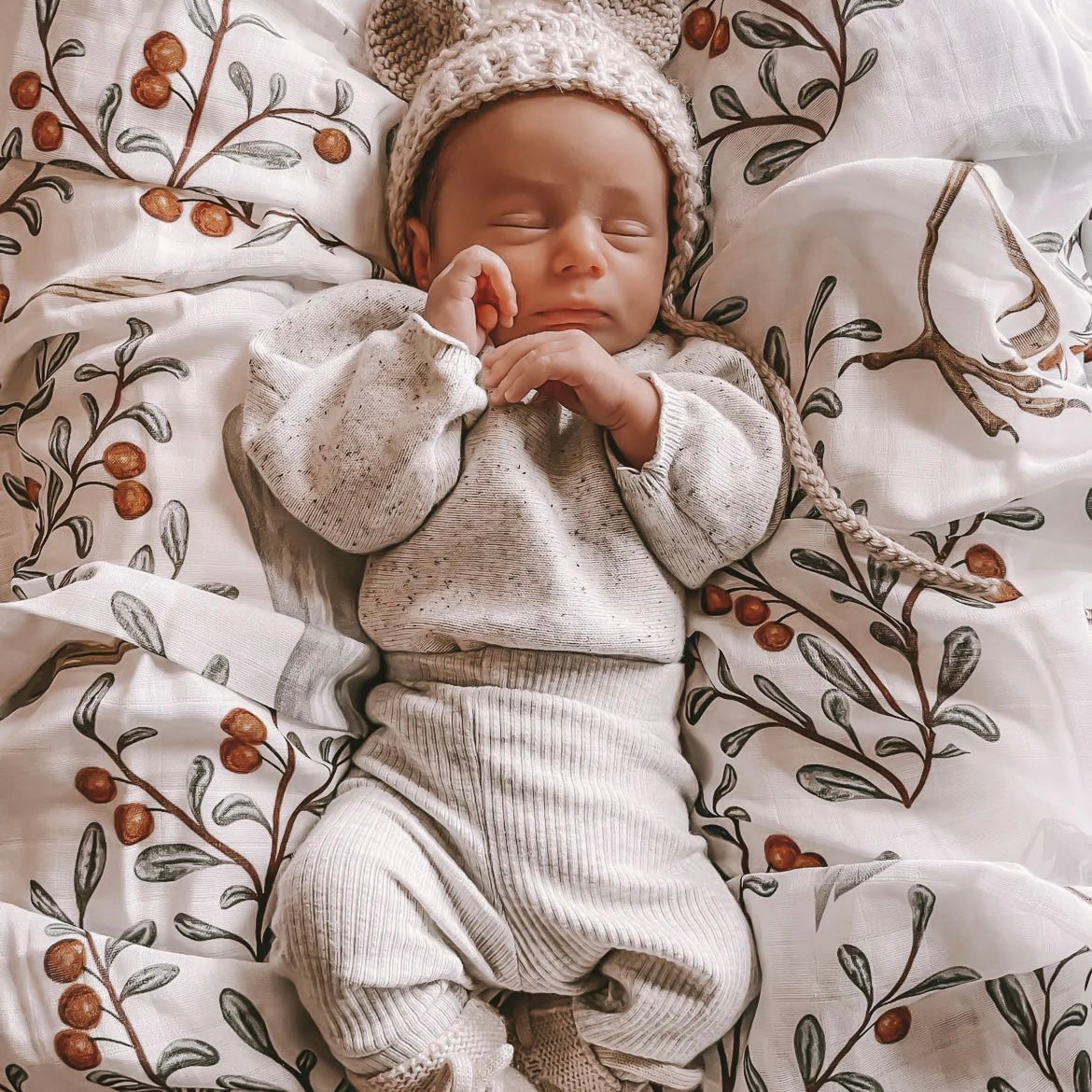 Kushiro Crane Swaddle