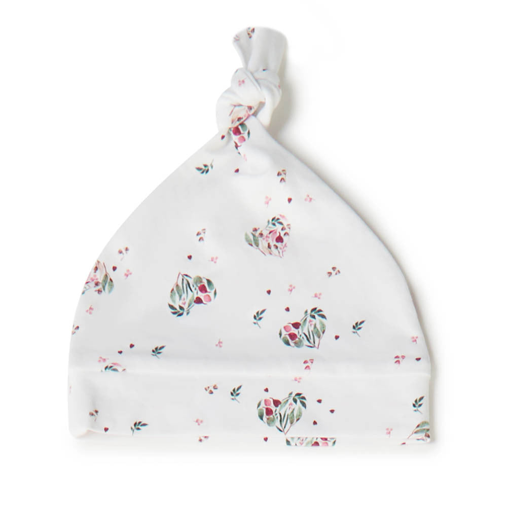 Heart | Organic Knotted Beanie