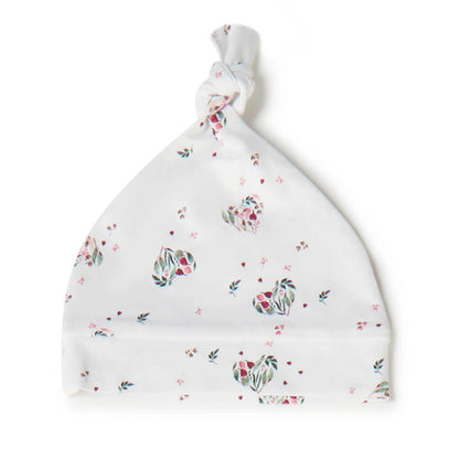 Heart | Organic Knotted Beanie