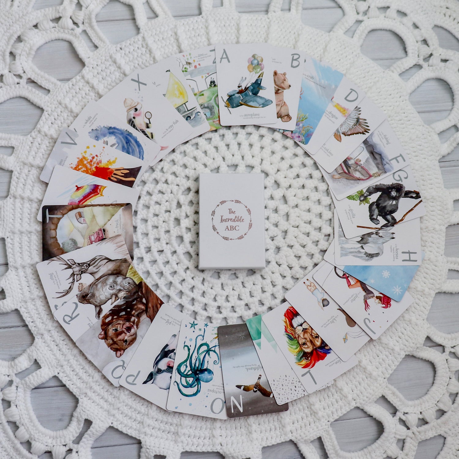 The Incredible ABC Flash Cards