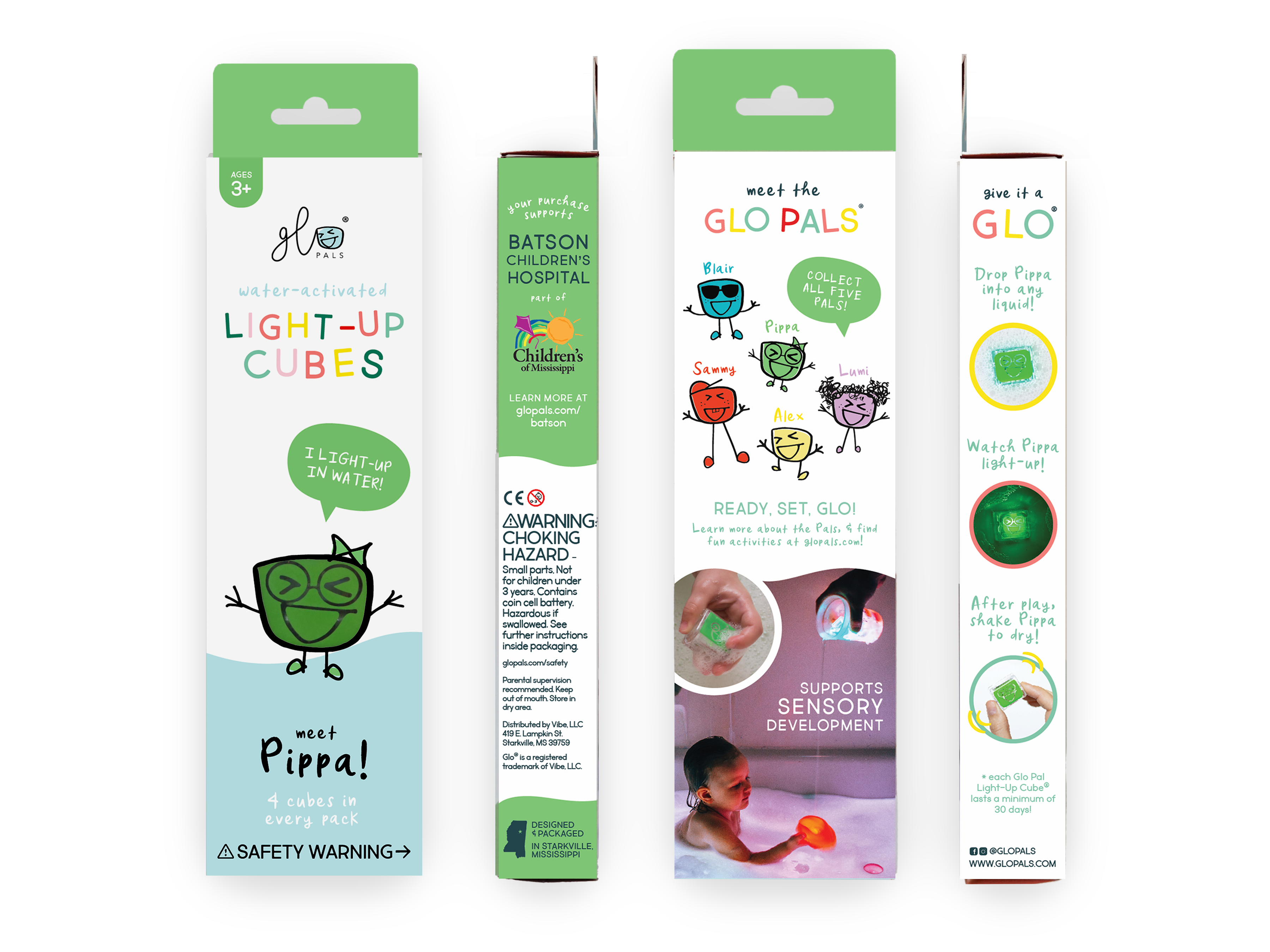 Glo Pal Cube | Pippa (Green)