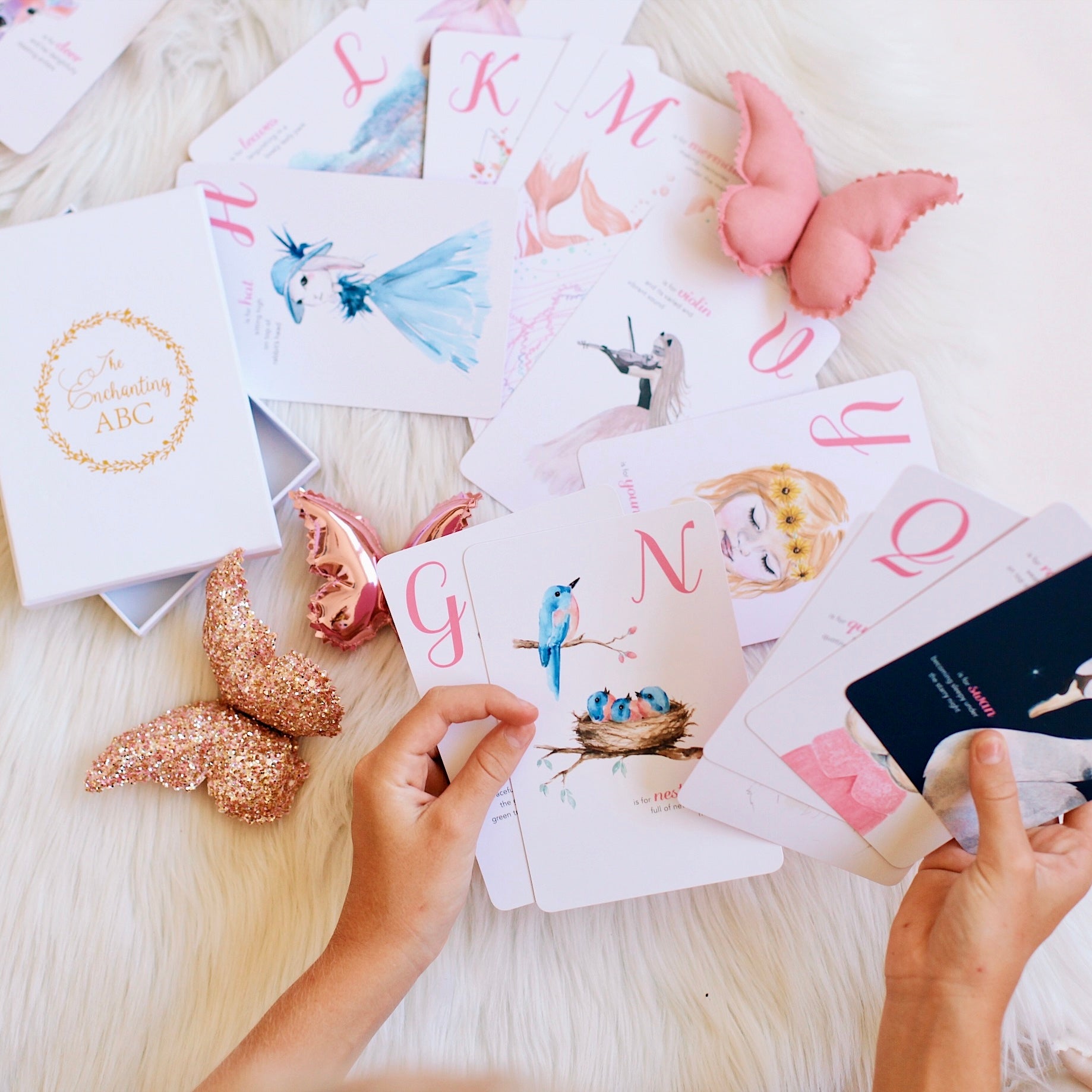 The Enchanting ABC Flash Cards