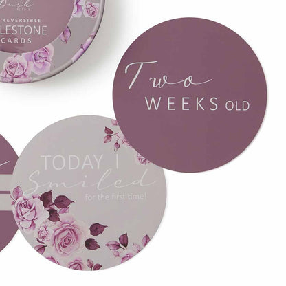 Blossom &amp; Dusk Reversible Milestone Cards