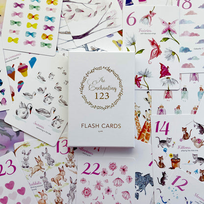 The Enchanting 123 Flash Cards