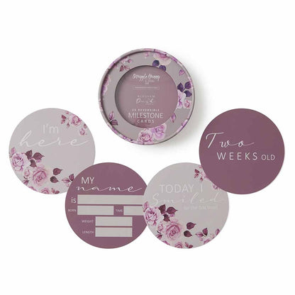 Blossom &amp; Dusk Reversible Milestone Cards