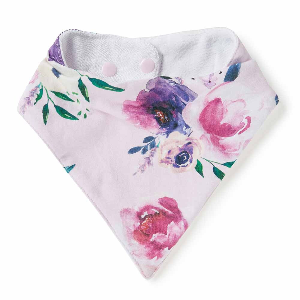 Floral Kiss Dribble Bib