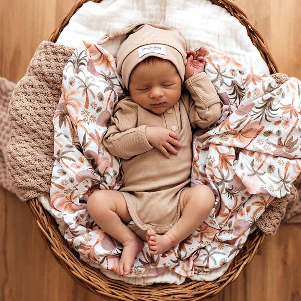 Pebble | Ribbed Organic Knotted Beanie