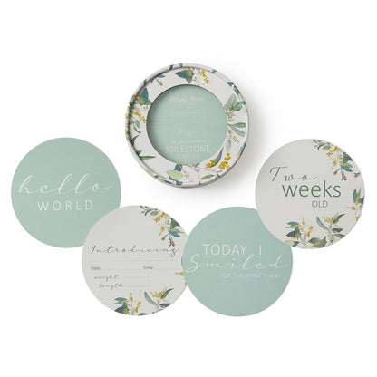 Eucalypt &amp; Sage Reversible Milestone Cards