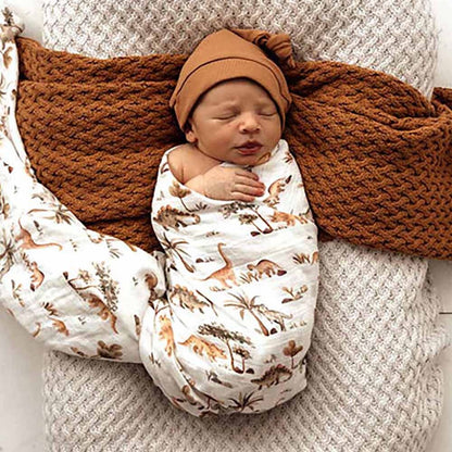 Dino Organic Muslin Wrap